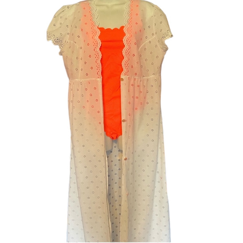 Sears The Fashion Place vintage duster swim cover up